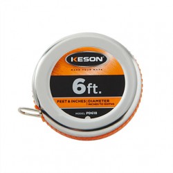 Keson PG181025UB 25 Ft. Tape Measure Inches and 10ths with Ultra Bright  Blade