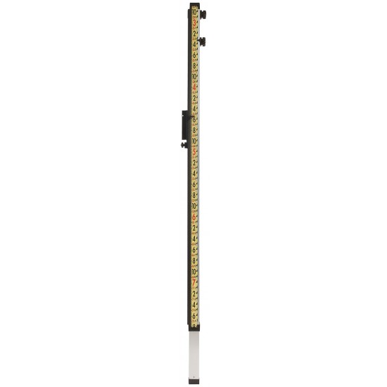 GR1000I 10 Foot - Ft-Inches LASERLINE Direct Reading Rod ( Lenker Style )