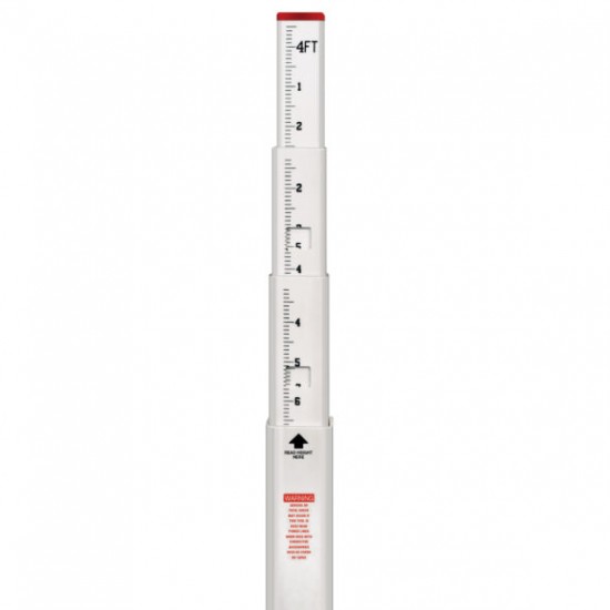13-ft Fiberglass Leveling Rod (CR-type), 10ths 13-ft Fiberglass Leveling Rod (CR-type), 10ths