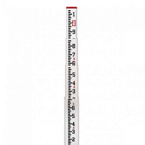 13-ft Fiberglass Leveling Rod (CR-type), 10ths 13-ft Fiberglass Leveling Rod (CR-type), 10ths