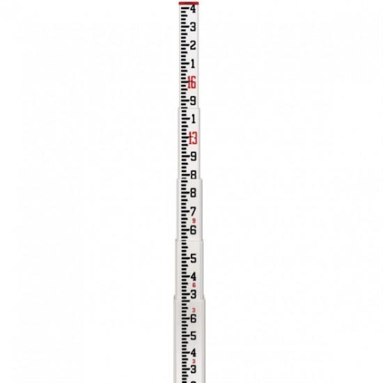 16-ft Fiberglass Leveling Rod (CR-type), Inches 16-ft Fiberglass Leveling Rod (CR-type), Inches