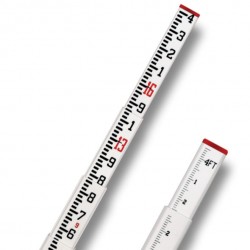 16-ft Fiberglass Leveling Rod (CR-type), 10ths