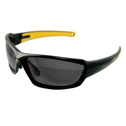 Reisling Black Safety Glasses, Smoke Non-Polarized