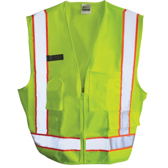 500 Construction Hi-Vis Lime Safety Vest 500 Construction Hi-Vis Lime Safety Vest