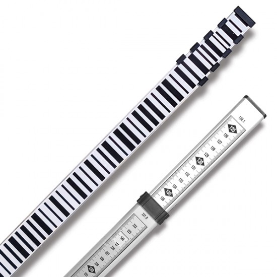 11-805BM 5M Bar Code Aluminum Leveling Rod ( for use with Sitepro SDL32 Digital Level )