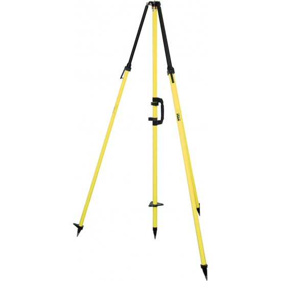 Fixed-Height GPS Antenna Tripod with 2 m Center Staff - Standard Yellow