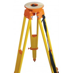 Birch wood/Fiberglass Quick Clamp Hybrid Tripod - Orange