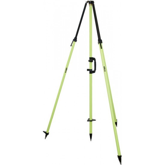 Fixed-Height GPS Antenna Tripod with 2 m Center Staff - Flo Yellow