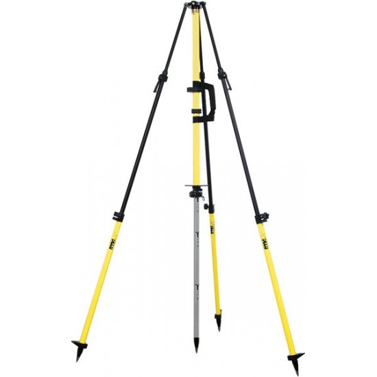 Graduated Collapsible GPS Antenna Tripod - Standard Yellow