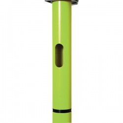2 m GPS Rover Rod with Cable Slot - Flo Yellow 