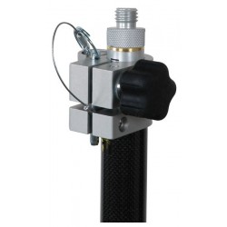 Robotics Carbon Fiber, One Section Prism Pole - Metric Grad