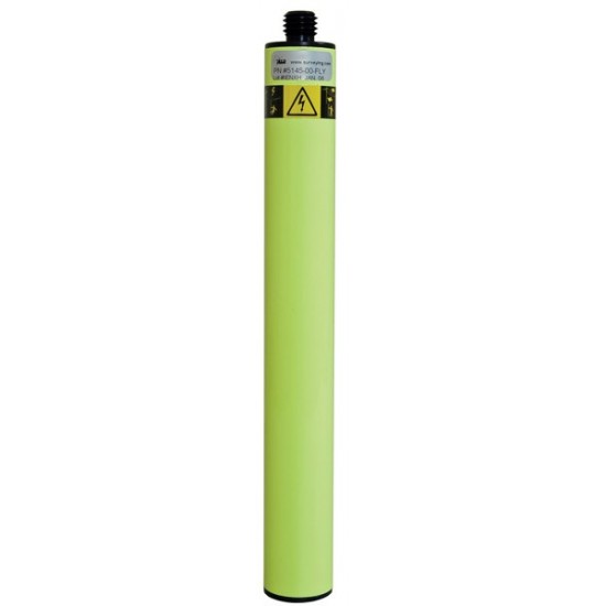 25 cm Extension/ 1.25 inch OD - Flo Yellow 25 cm Extension/ 1.25 inch OD - Flo Yellow