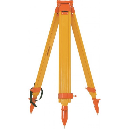 Birch wood/Fiberglass Twist-Lock Hybrid Tripod - Orange