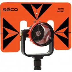 62 mm Premier Strobe Prism Assembly with 6 x 9 inch Target - Flo Orange with Black