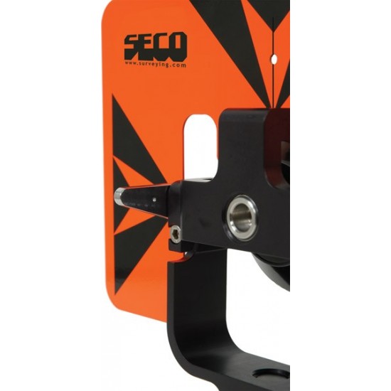 Rear Locking 62 mm Premier Prism Assembly with 6 x 9 inch Target - Flo Orange with Black