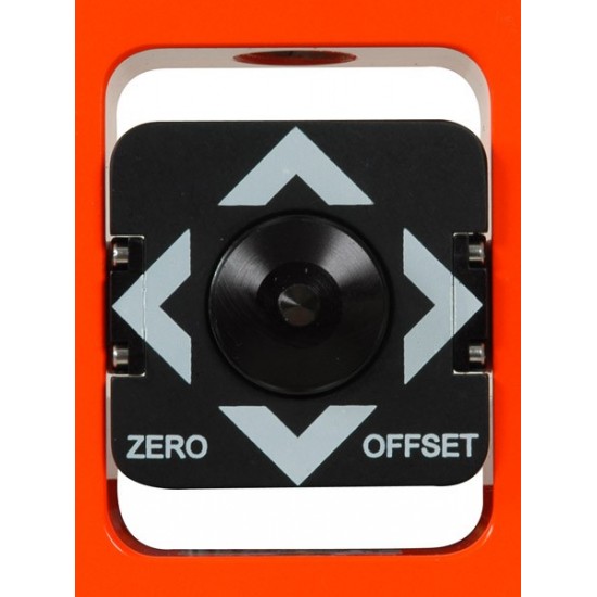 25 mm Stakeout Prism Assembly / 0 and -30 mm Offset - Flo Orange