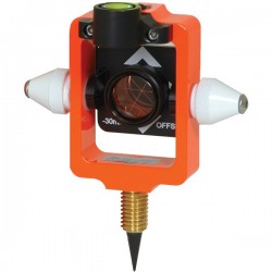 Mini Stakeout Prism with Site Cones - Flo Orange