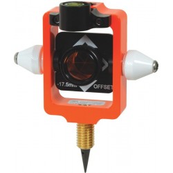 Nodal Point Stakeout Mini 25 mm Prism with Site Cones - Flo Orange