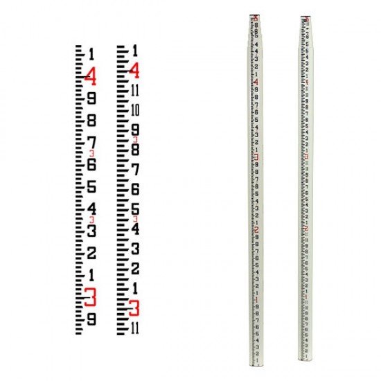 Fiberglass 25 ft SVR Rod — inches/10ths Grad