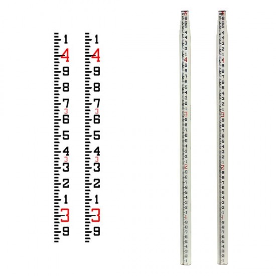 Fiberglass 25 ft SVR Rod— 10ths/10ths Grad Fiberglass 25 ft SVR Rod— 10ths/10ths Grad