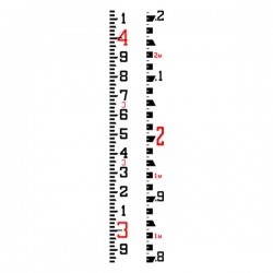 Fiberglass 17 ft/5.18 m SVR Rod - 10ths/Metric Grad