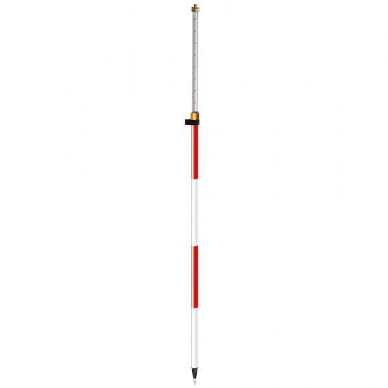 8.5' Compression Lock Prism Pole, red/white 8.5' Compression Lock Prism Pole, red/white