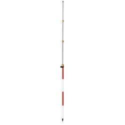 15' Compression Lock Prism Pole, red/white