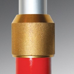 8.5' Compression Lock Prism Pole, red/white