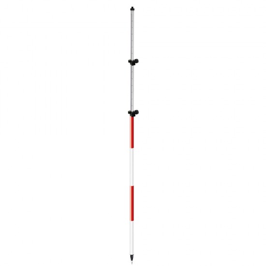 12' Twist Lock Red/White Prism Pole, aluminum 12' Twist Lock Red/White Prism Pole, aluminum