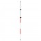 12' Twist Lock Red/White Prism Pole, aluminum