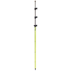 15' Twist Lock Hi-Vis Prism Pole, aluminum