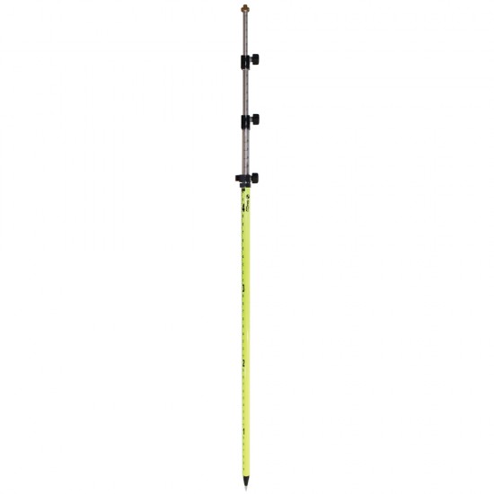 15' Twist Lock Hi-Vis Prism Pole, aluminum 15' Twist Lock Hi-Vis Prism Pole, aluminum